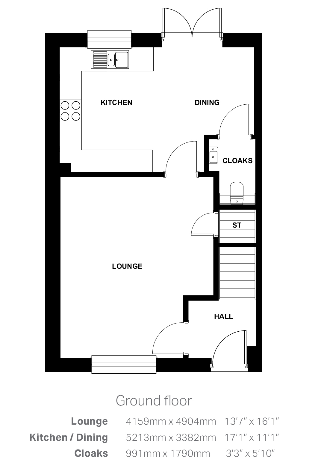 Plot 4, Bothwell End Terrace, Main Street, Dechmont floorplan