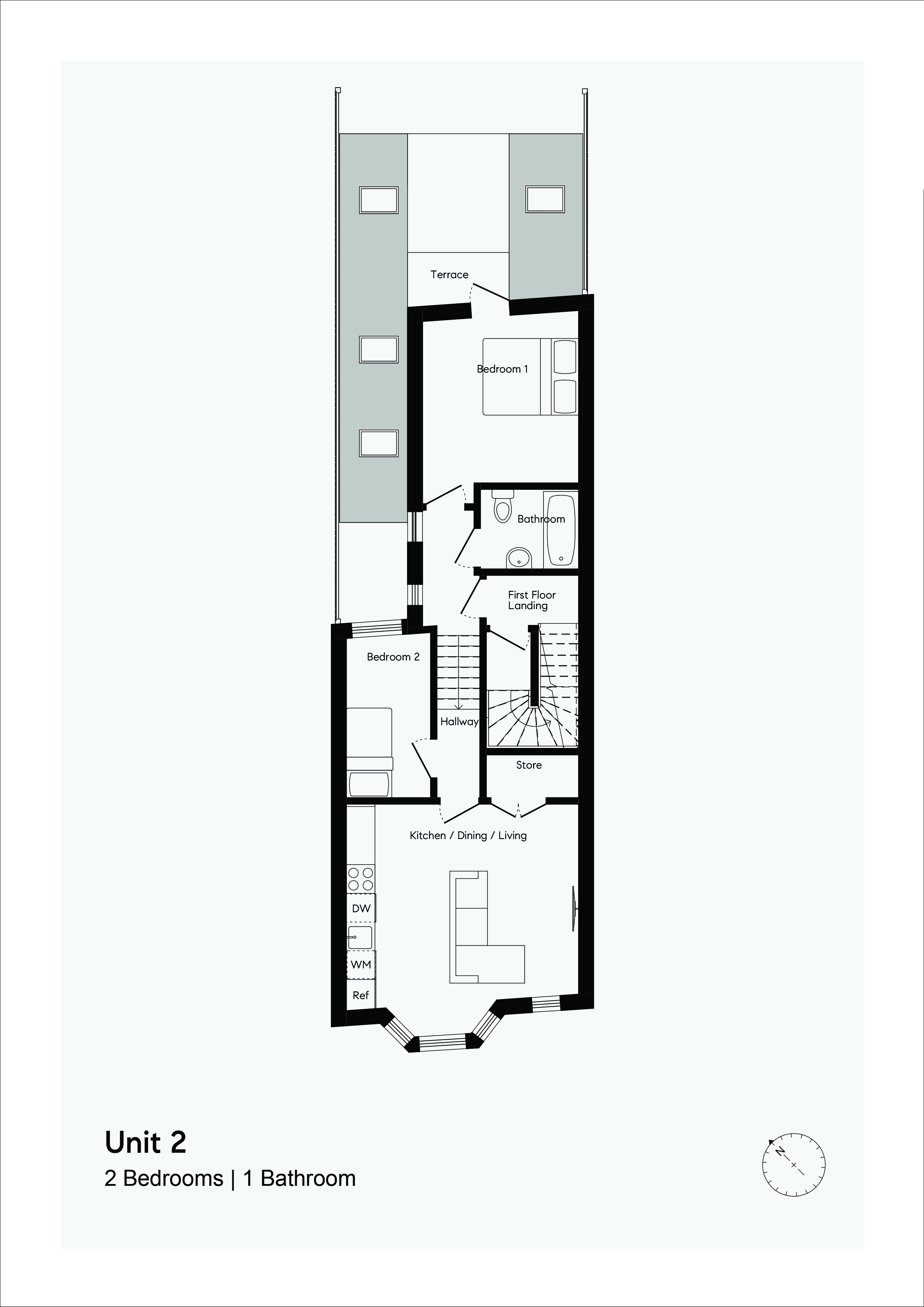 B, 8, Norroy Road, London floorplan