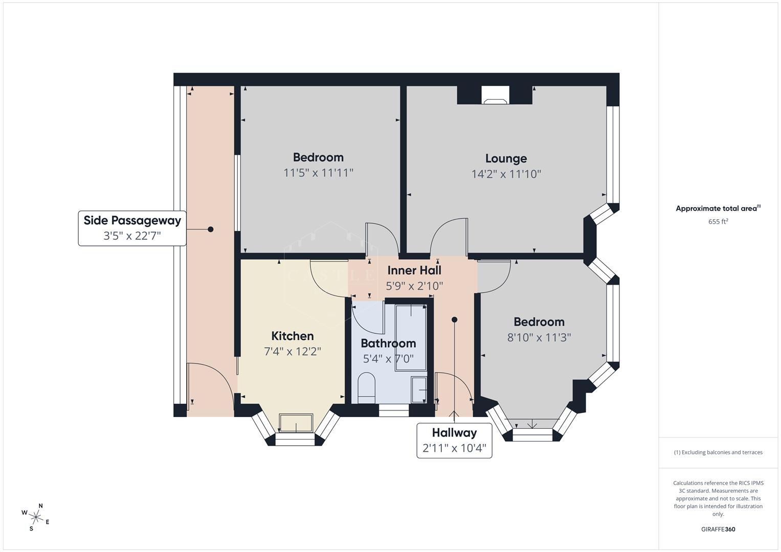 91, Hinckley Road, Stoke Golding floorplan