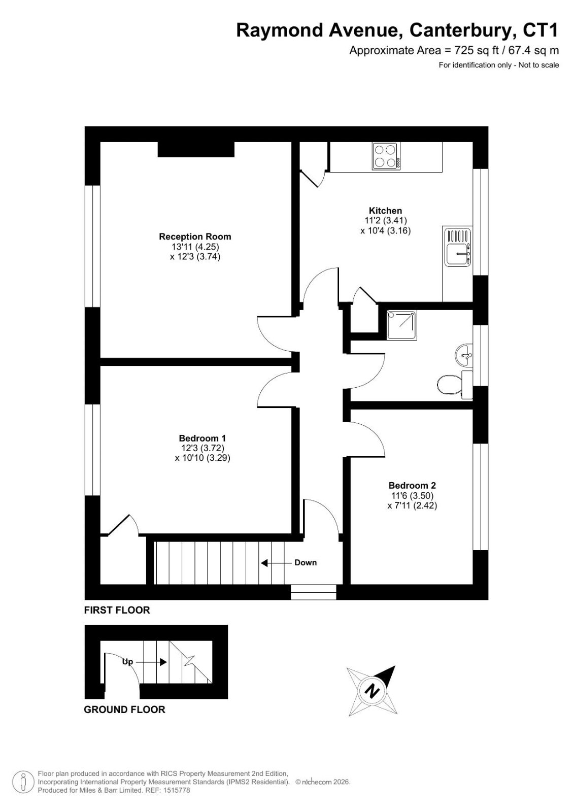 47, Raymond Avenue, Kent floorplan