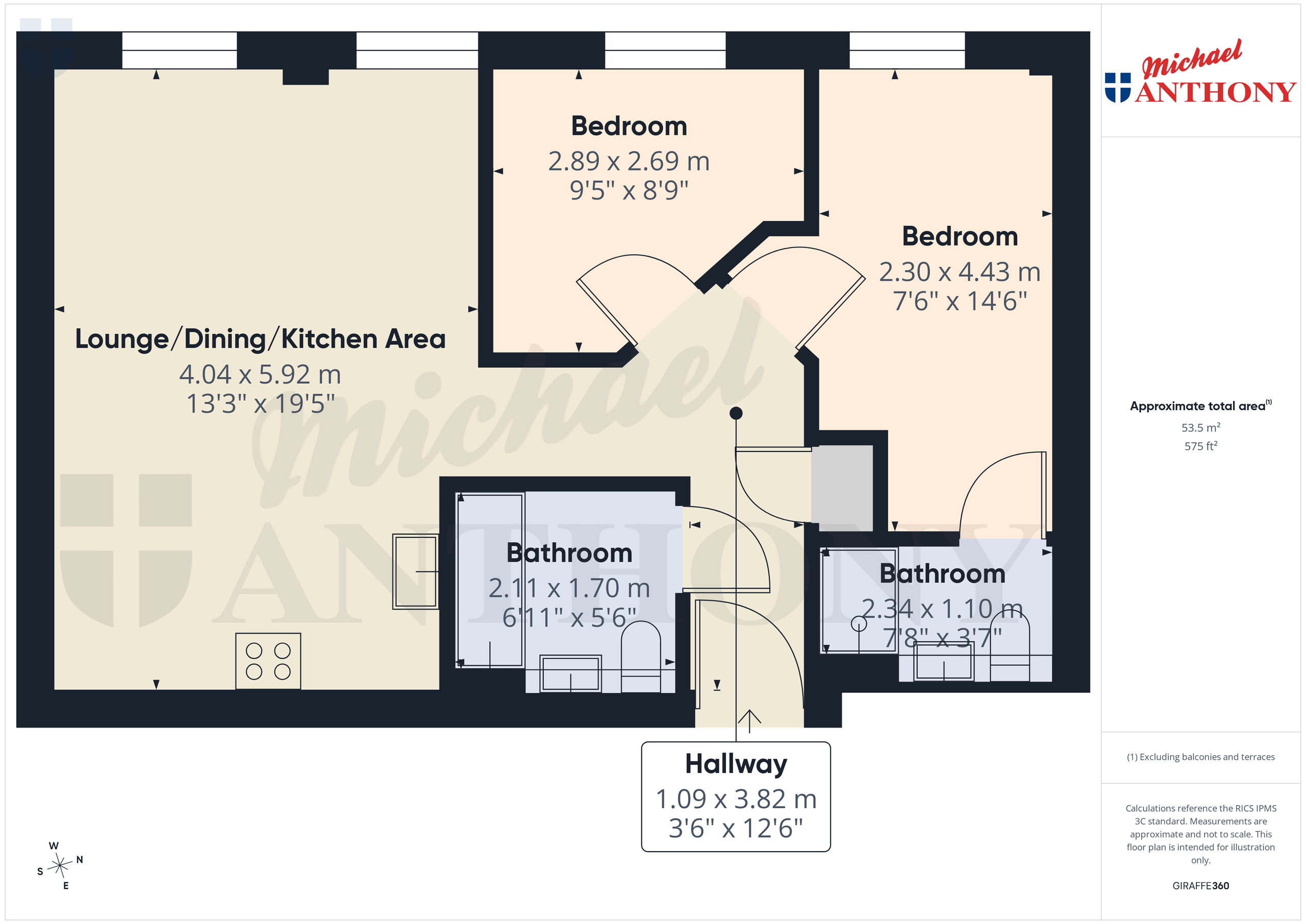 Flat 62, Aylesbury floorplan