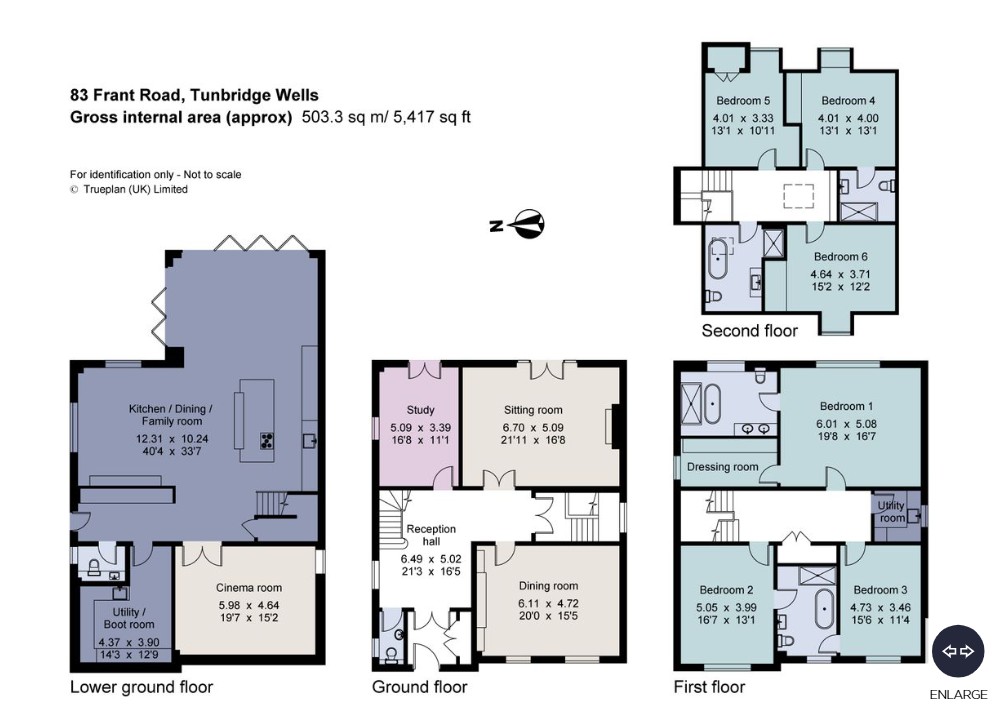 83, Frant Road, Kent floorplan