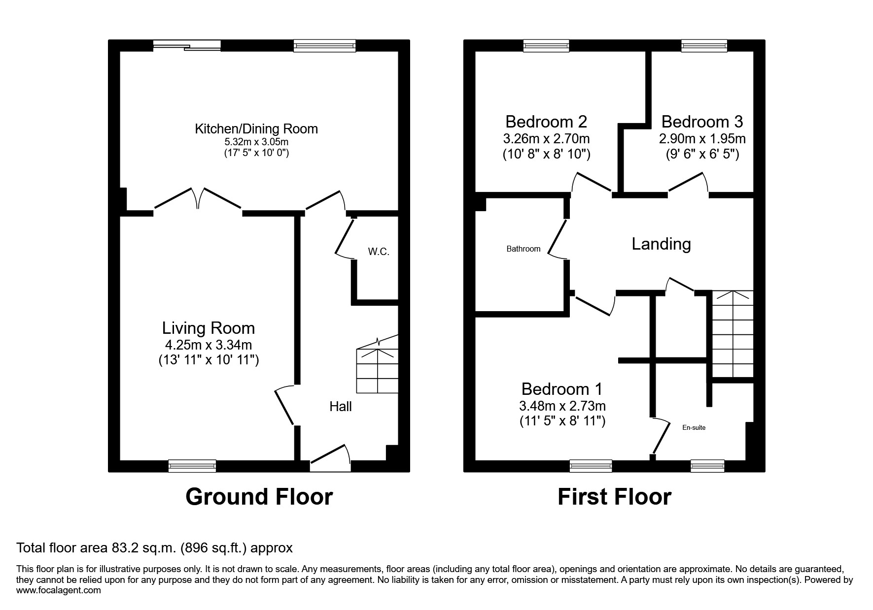 34, Bells Yard Close, Horncastle floorplan