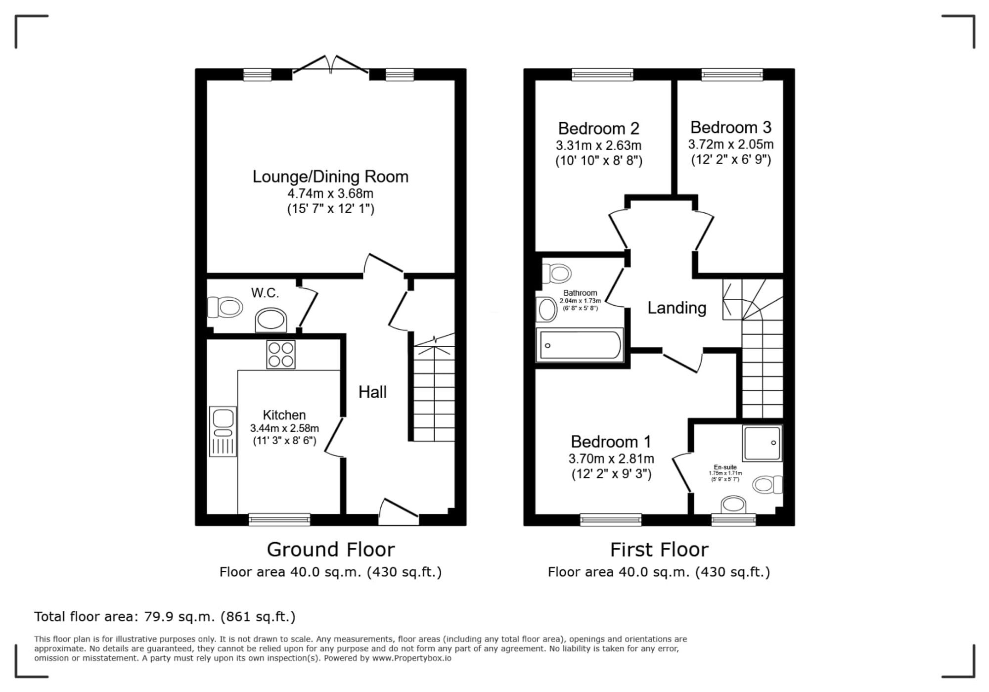 26 Lon Yr Helyg, Bridgend floorplan