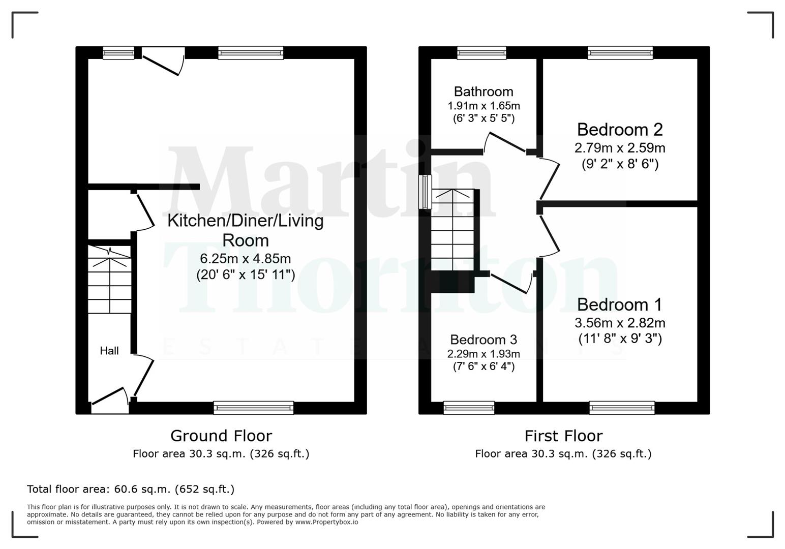 94, Britannia Road, Huddersfield floorplan