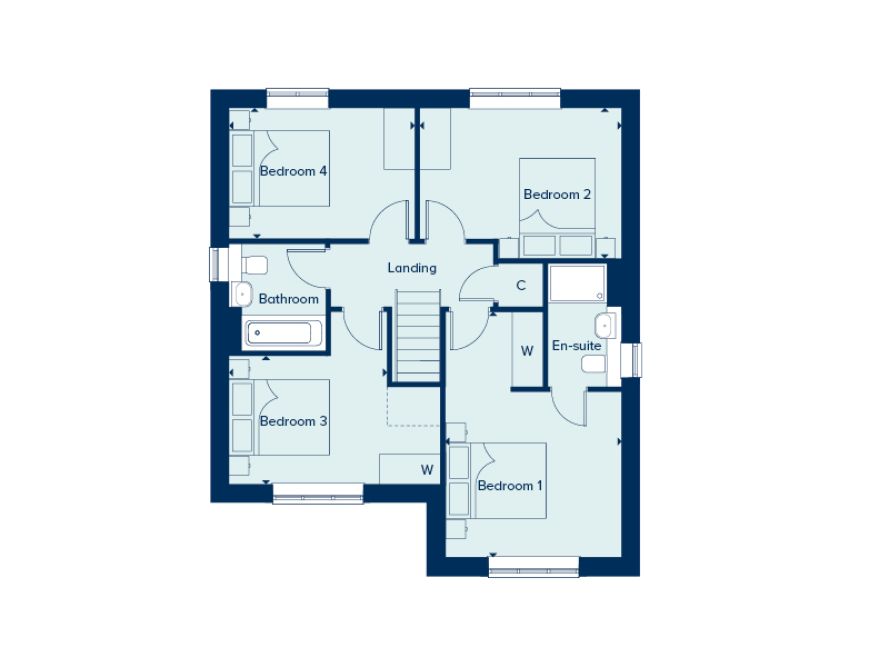 235, Hillside Road, Branston floorplan