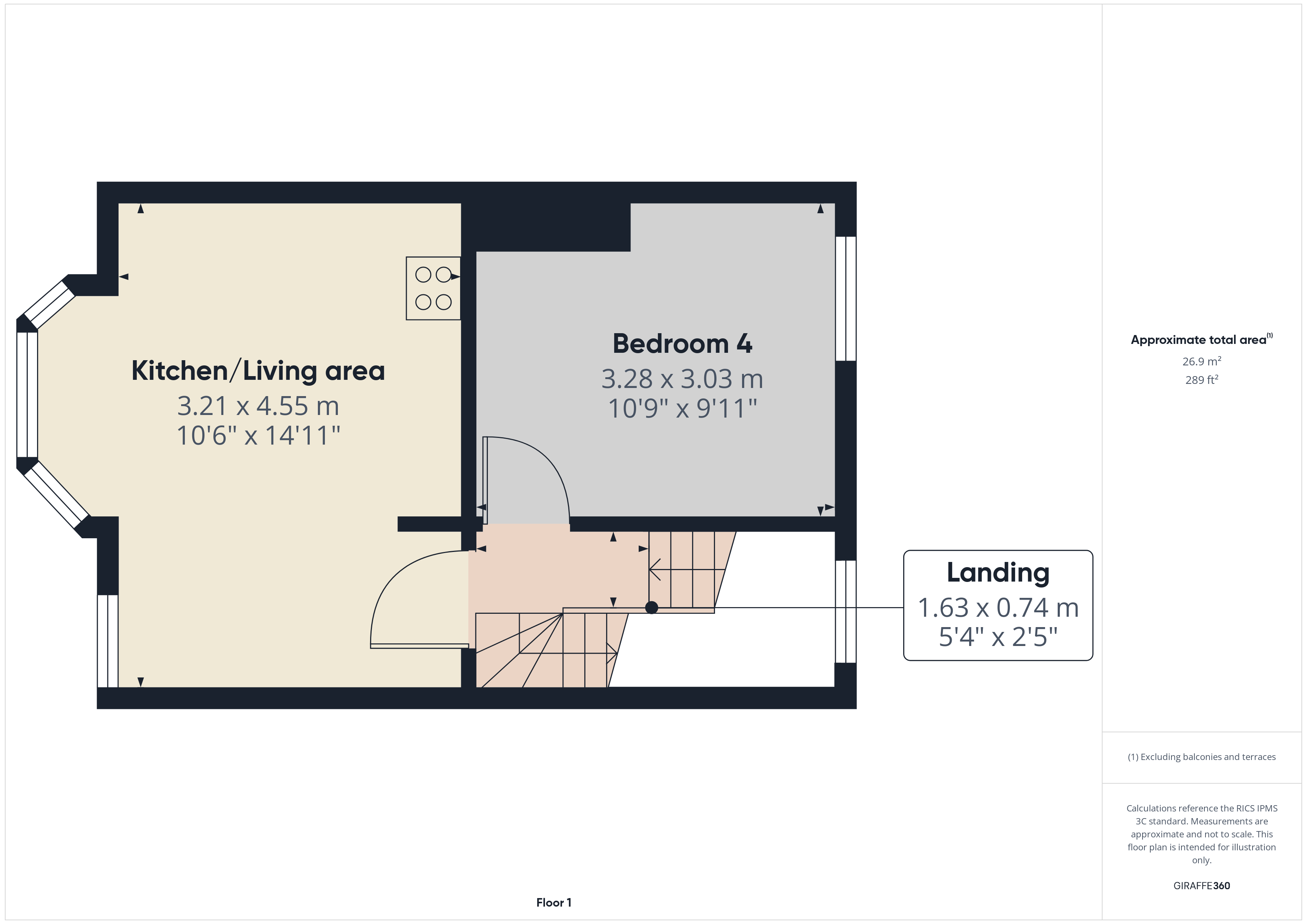 Rugby Place, Brighton floorplan