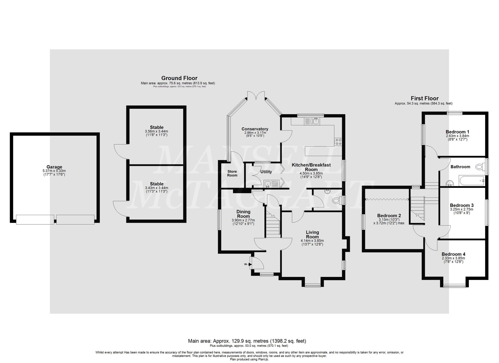 Cheswick Cottage Meath Green Lane, Horley floorplan