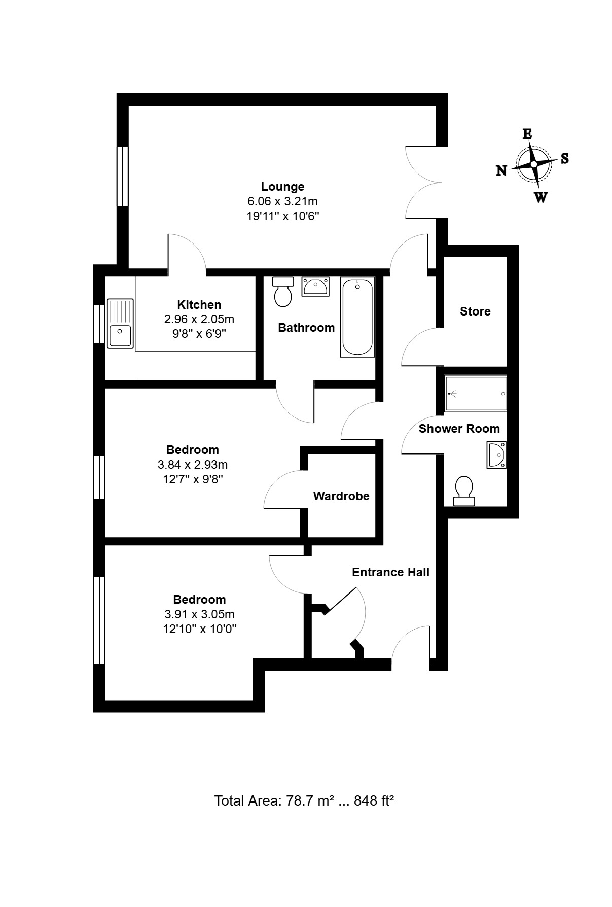 11, Pavilion Court, Felixstowe floorplan
