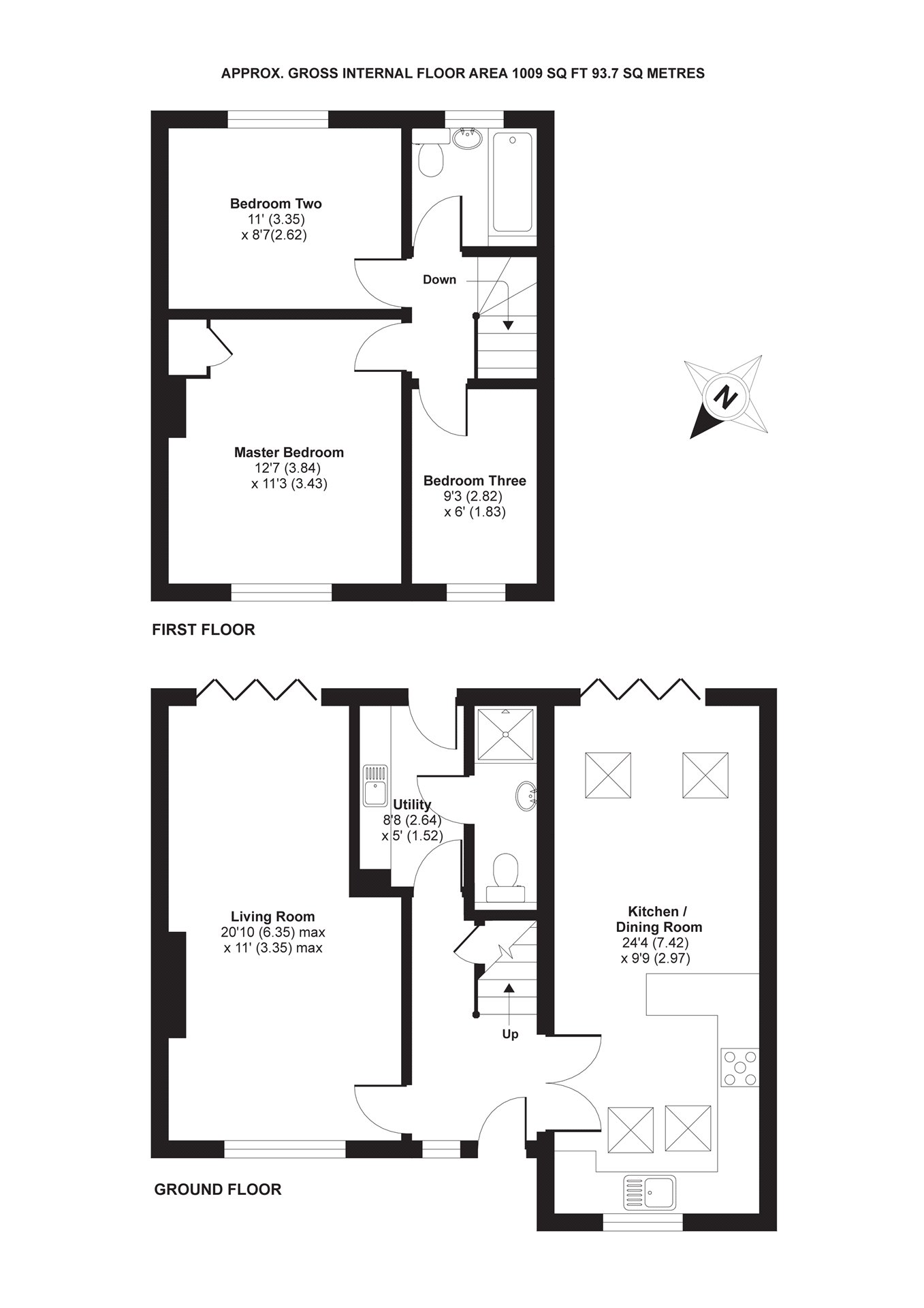 3 Bedrooms Semi-detached house for sale in Brook Close, Wokingham, Berkshire RG41