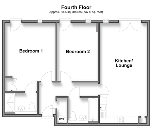 Dock Head Road, Chatham floorplan