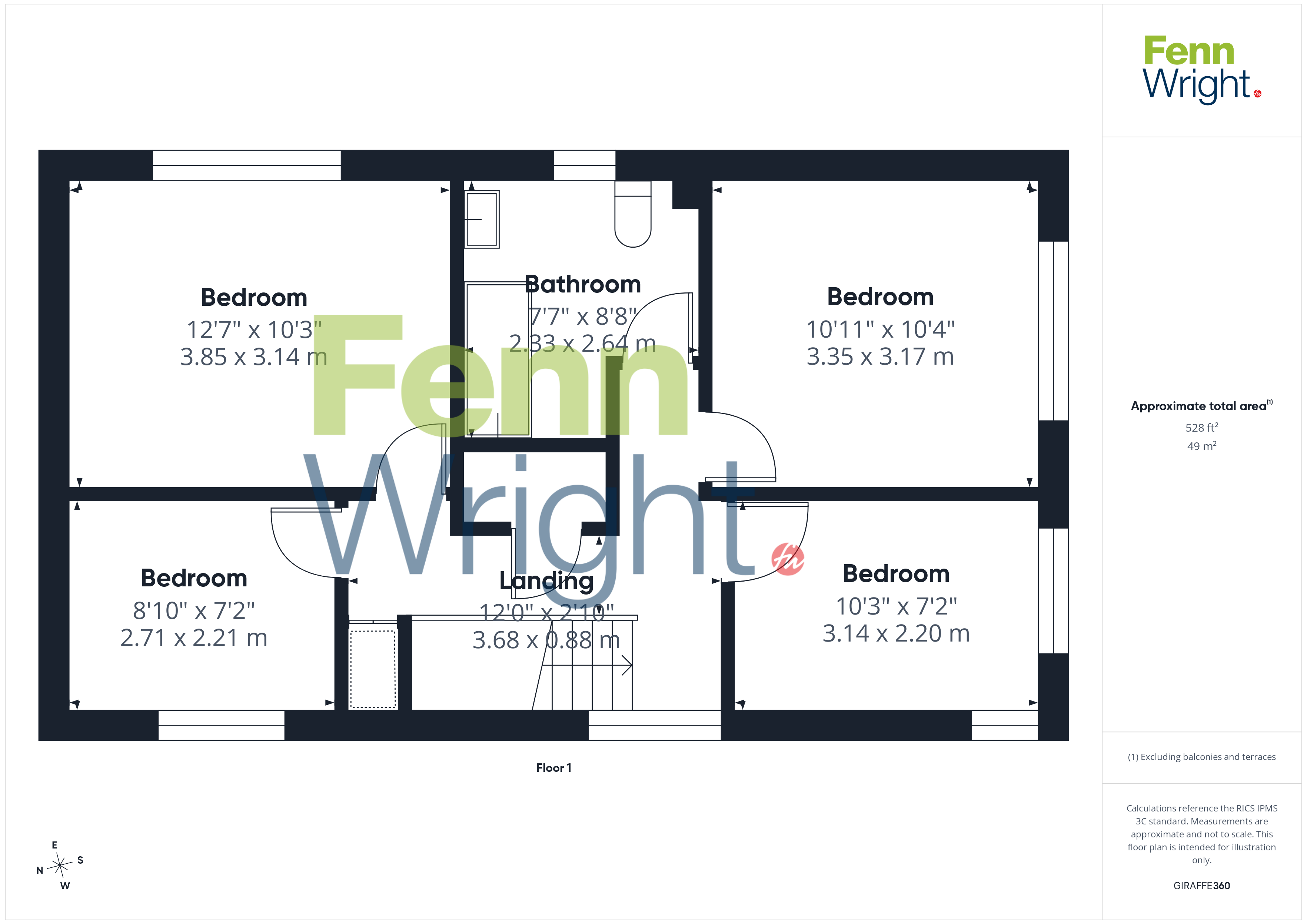 23, Marram Close, Colchester floorplan