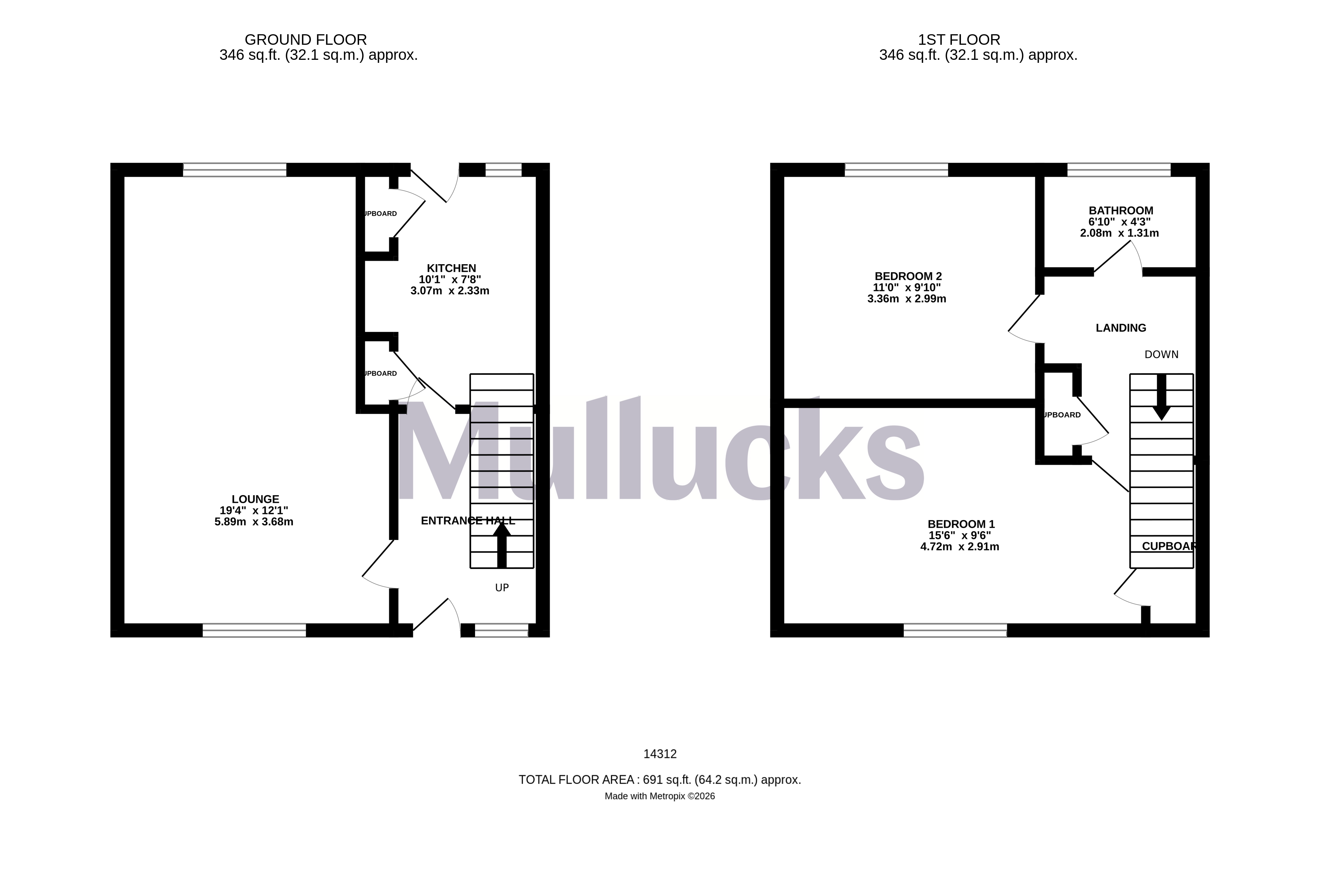 88, East Park, Essex floorplan