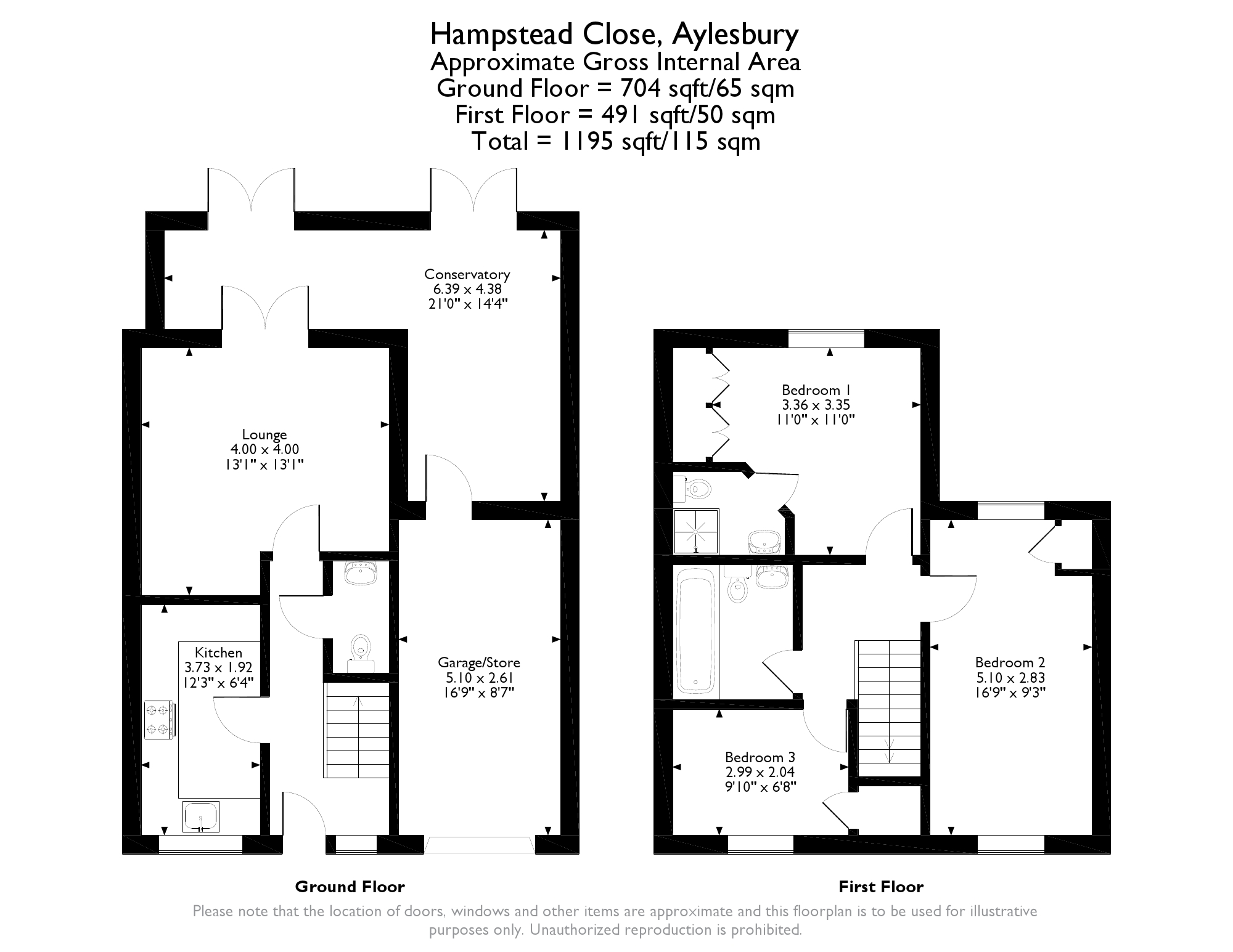 3 Bedrooms End terrace house for sale in Hampstead Close, Aylesbury HP19