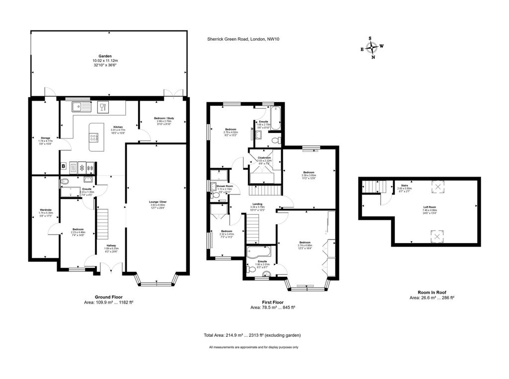 2, Sherrick Green Road, London floorplan