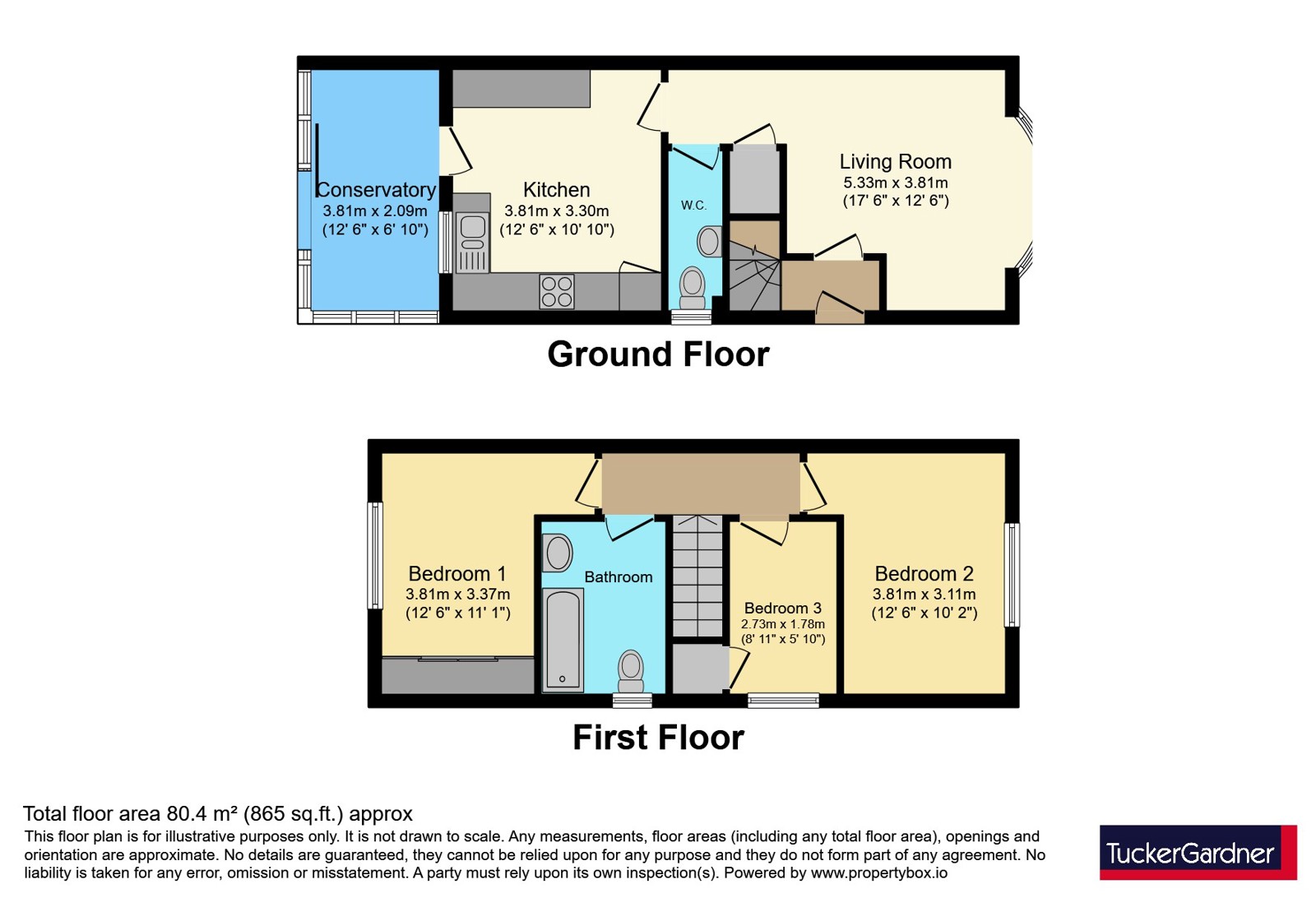 10, Water Lane, Cambridge floorplan