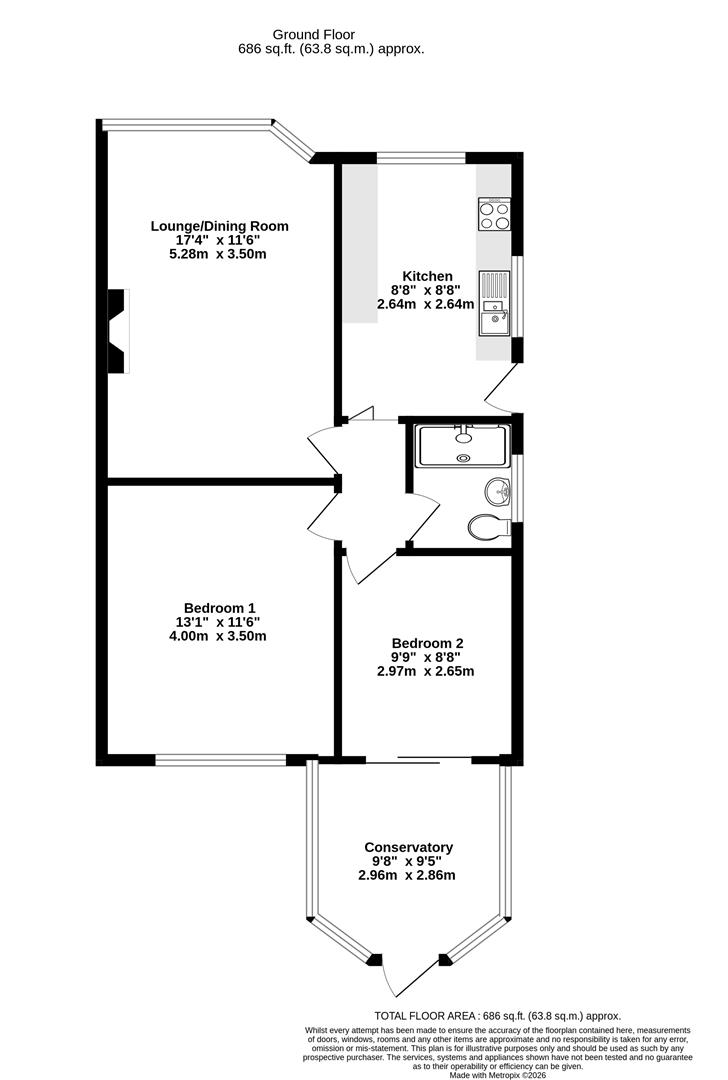 9, Crossways, York floorplan