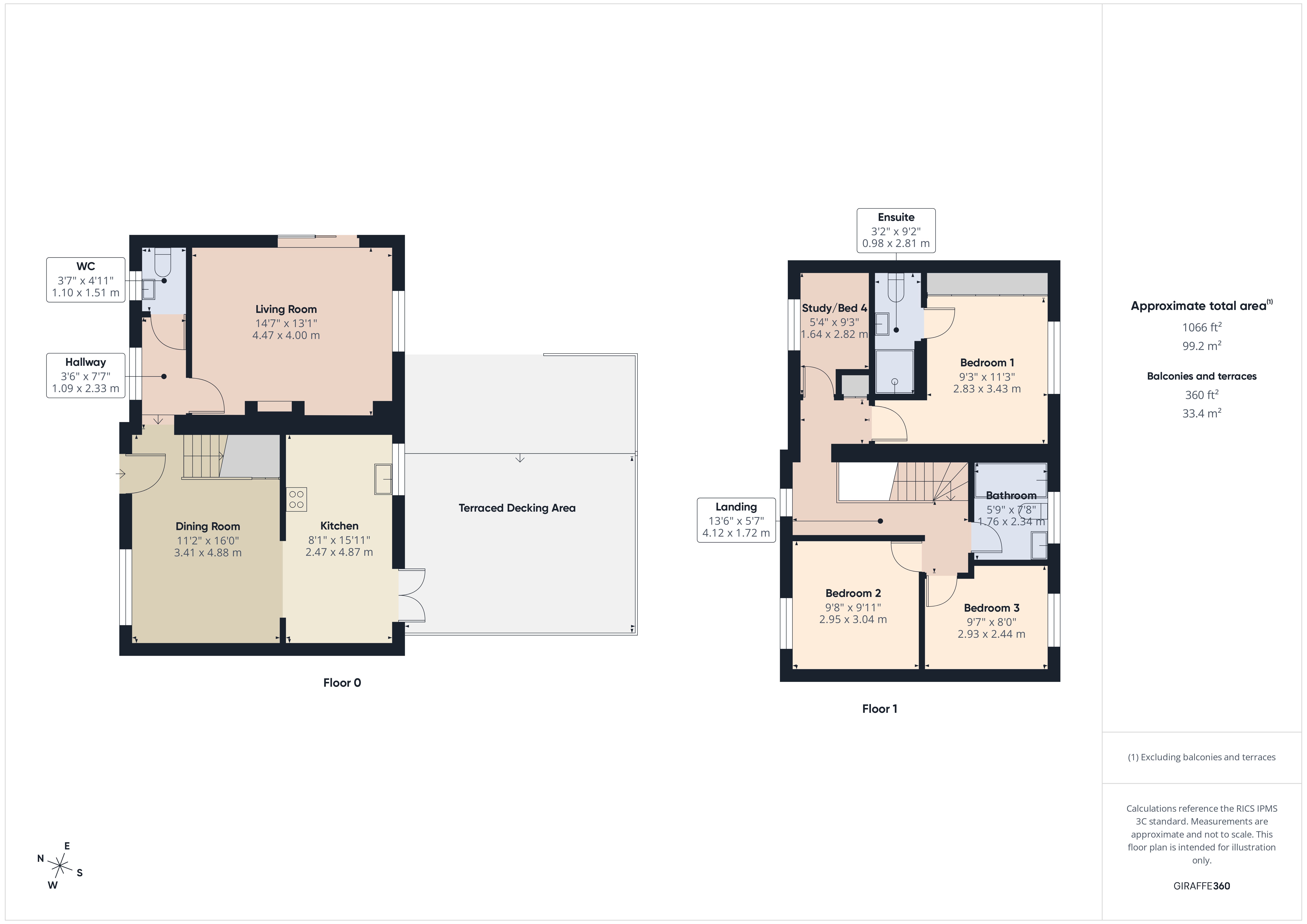 66, Agnes Close, Cornwall floorplan