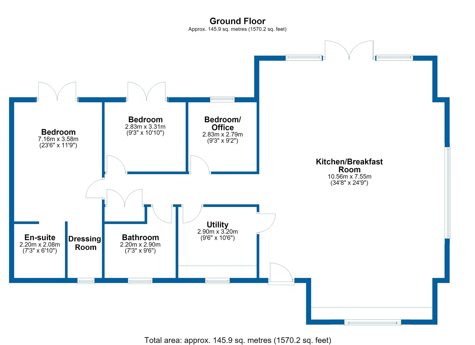 Colne Park Road, Colchester floorplan