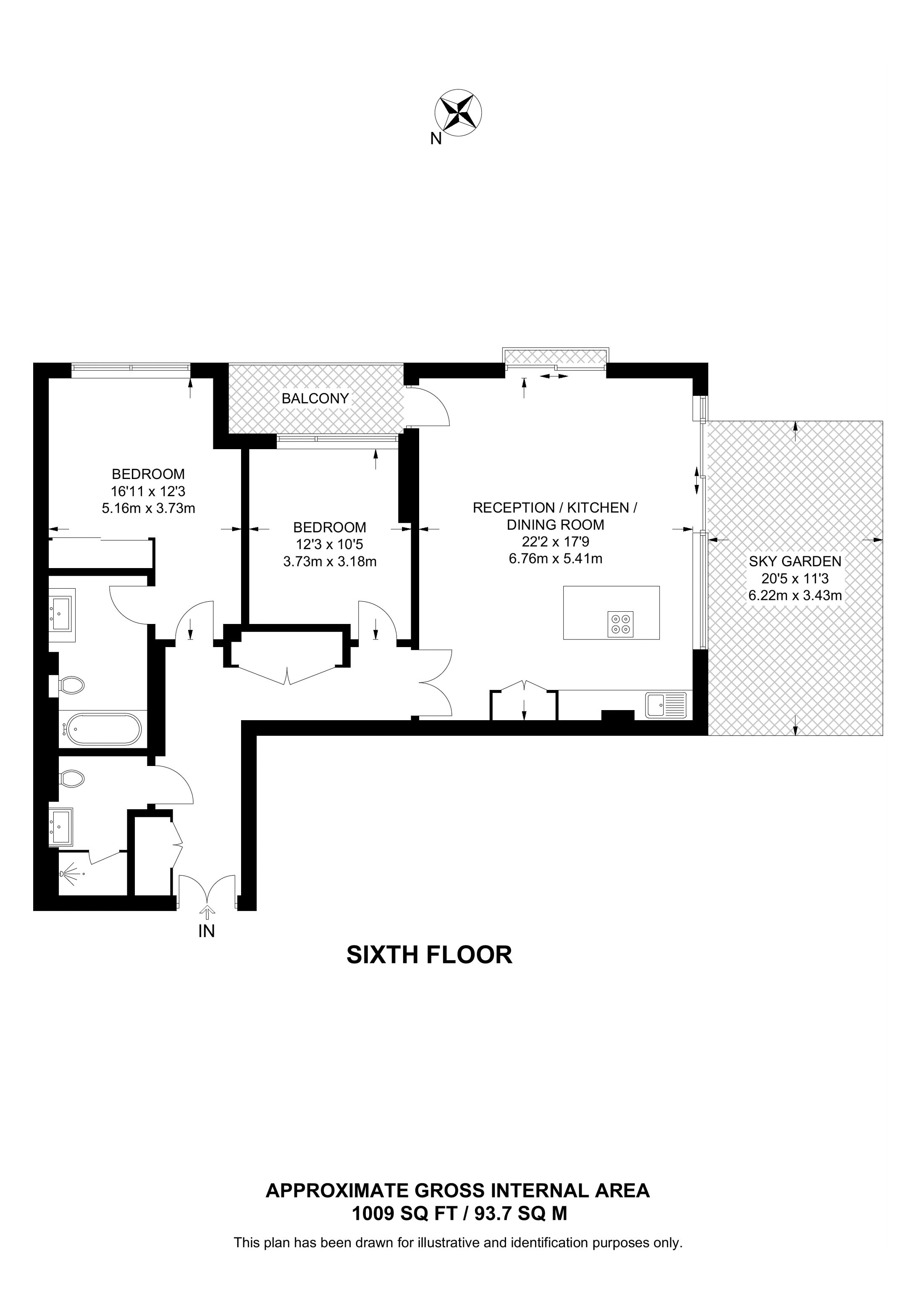 Radnor Terrace, Kensington floorplan