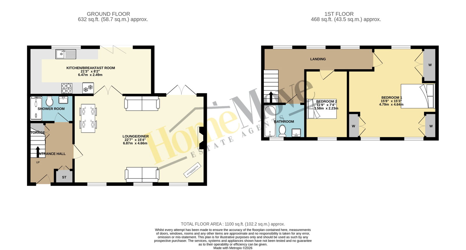 4, Fox Street, Kettering floorplan