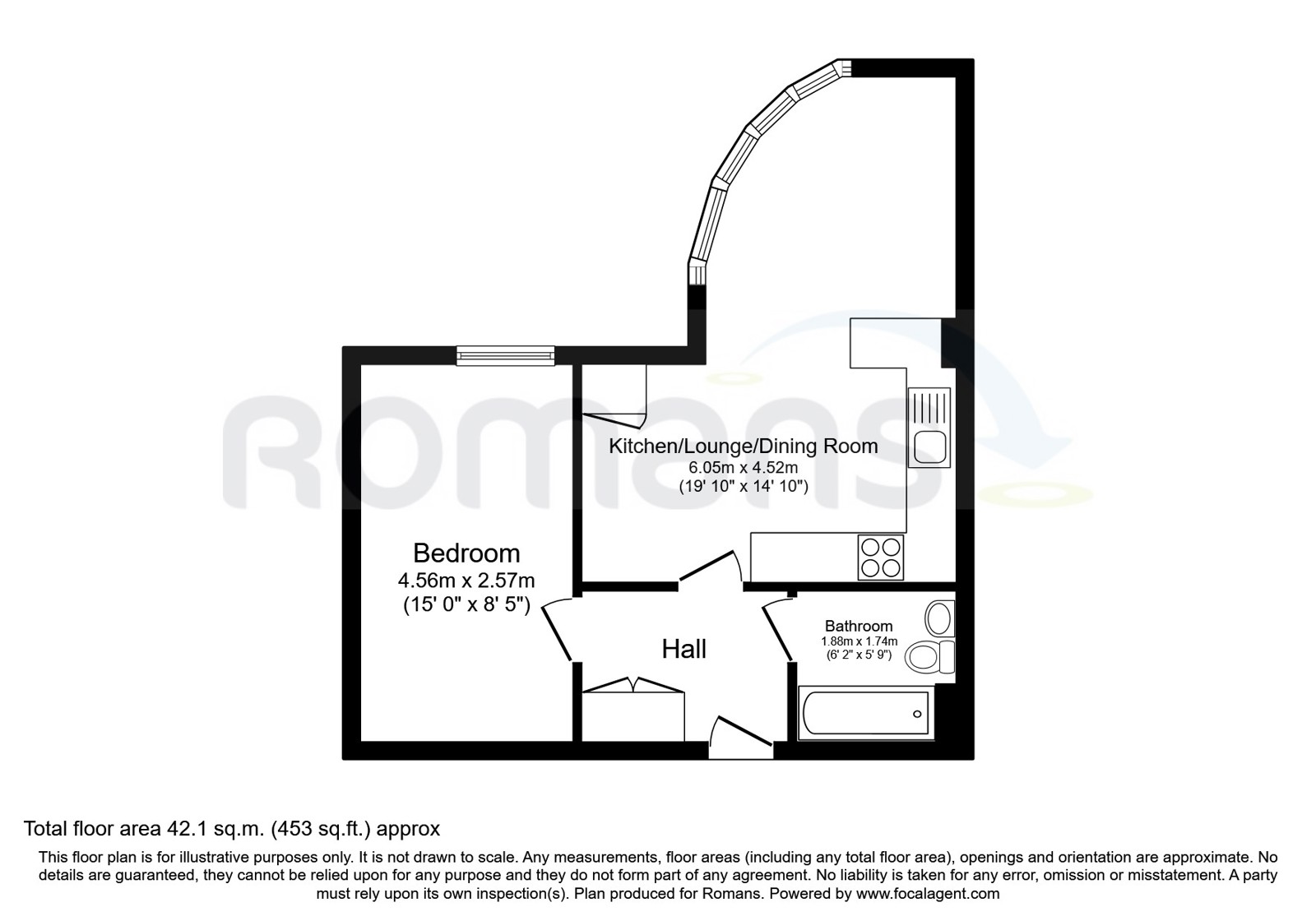 13 Lorica House, Fleet Mill,, Minley Road, Hampshire floorplan