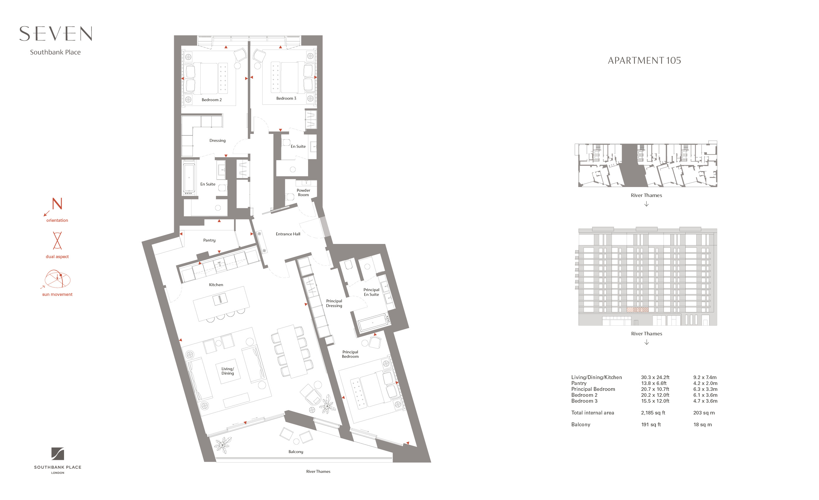 SEVEN, Southbank Place, SE1, SEVEN, Southbank Place, SE1, London floorplan