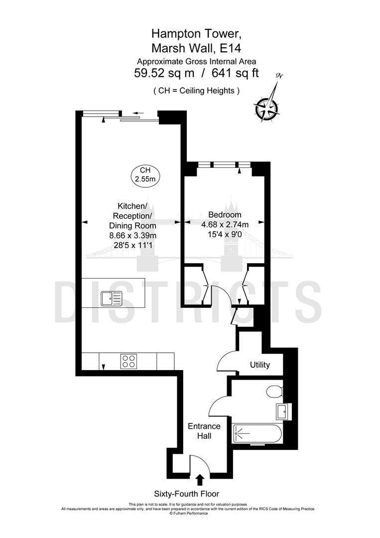 Hampton Tower, London floorplan