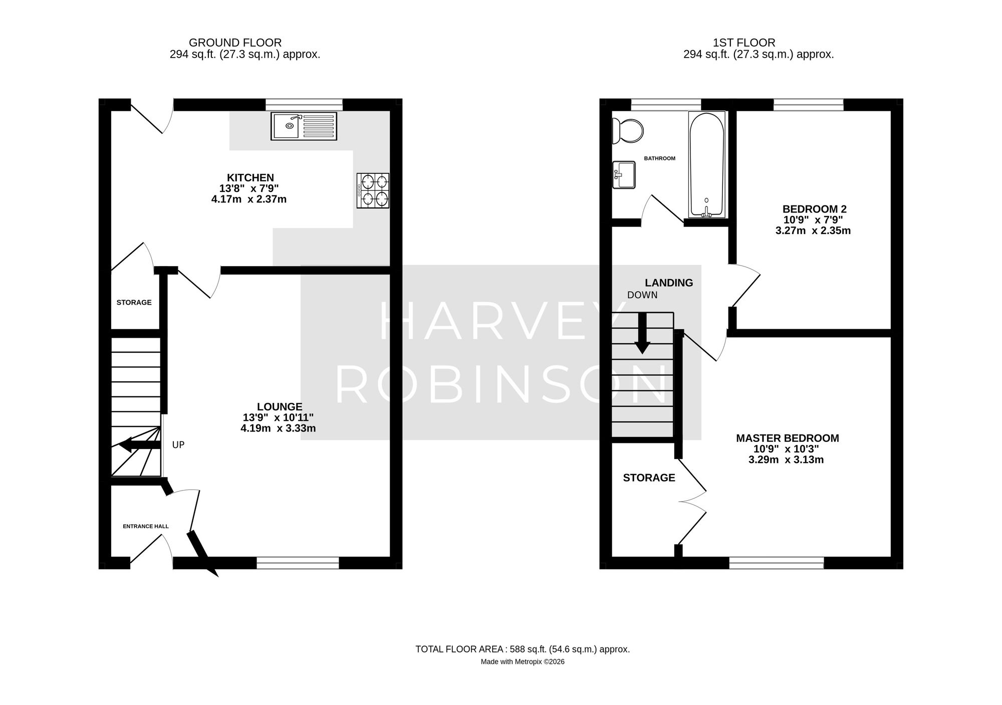 5 Dorling Way, Huntingdon floorplan
