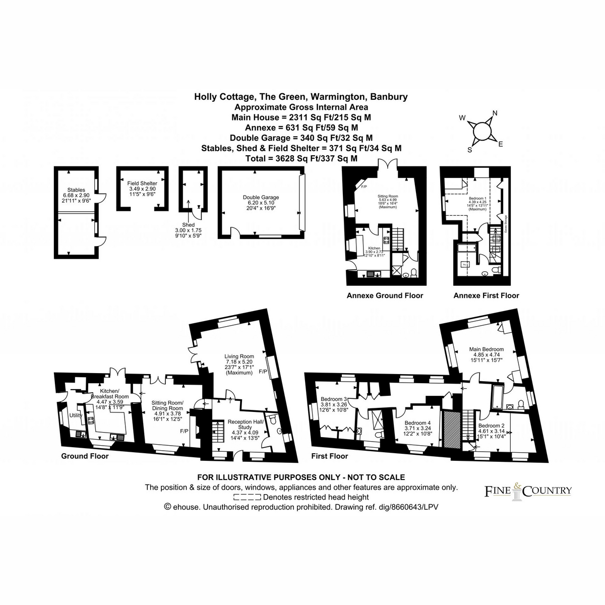 Holly Cottage, The Green, Banbury floorplan