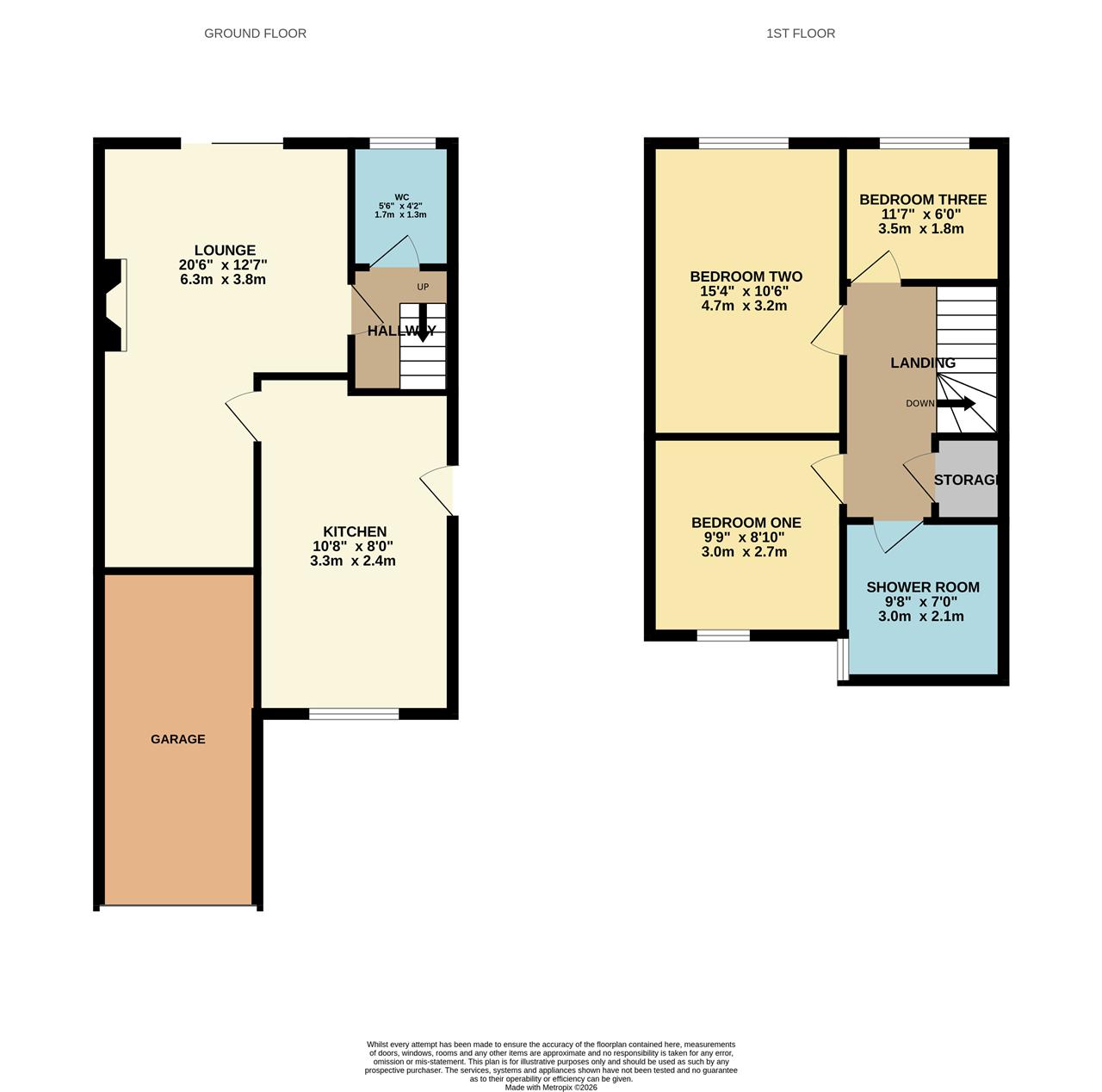 11C, Dove Close, Birmingham floorplan