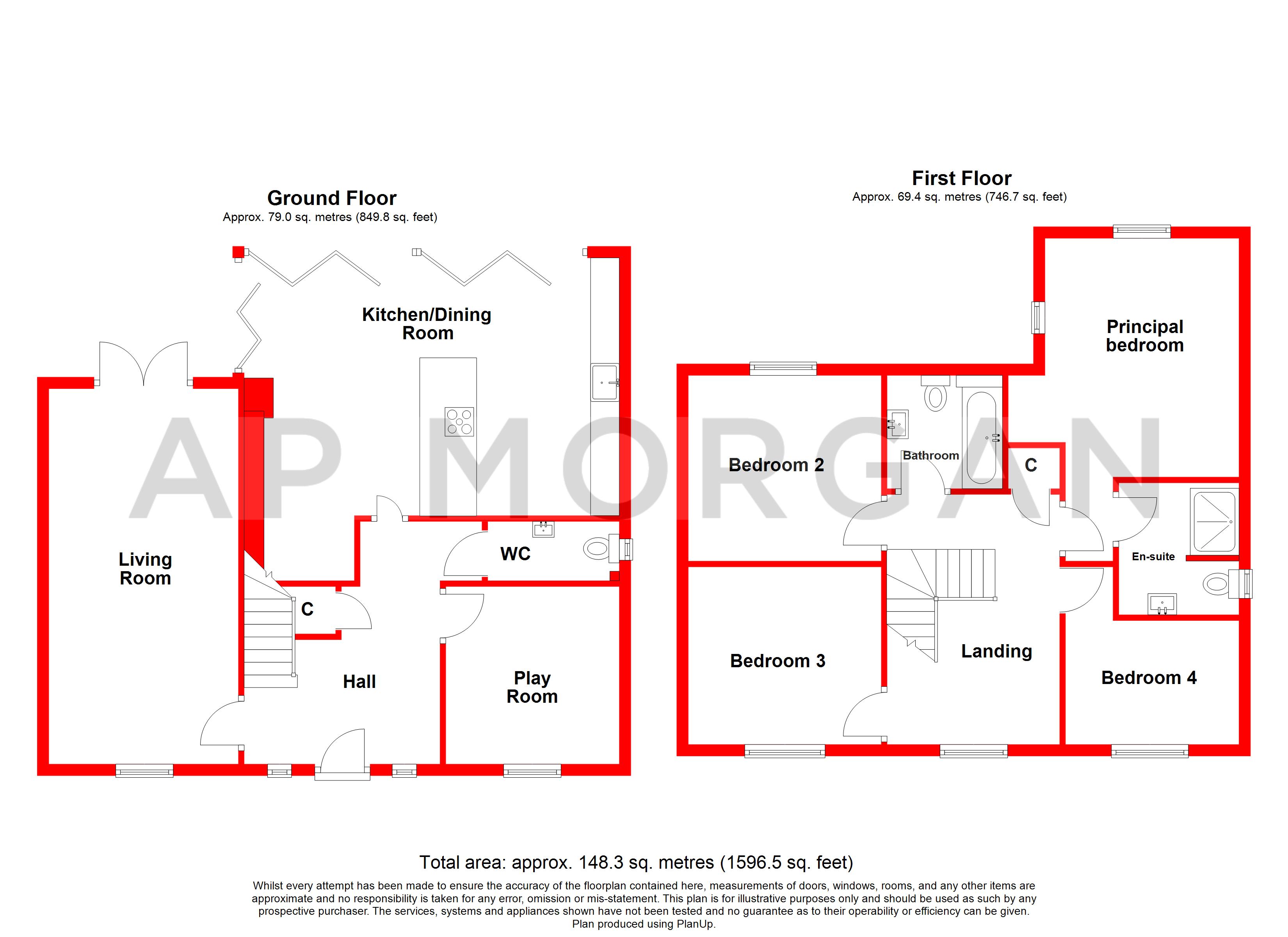 24, Burnham Road, Worcestershire floorplan