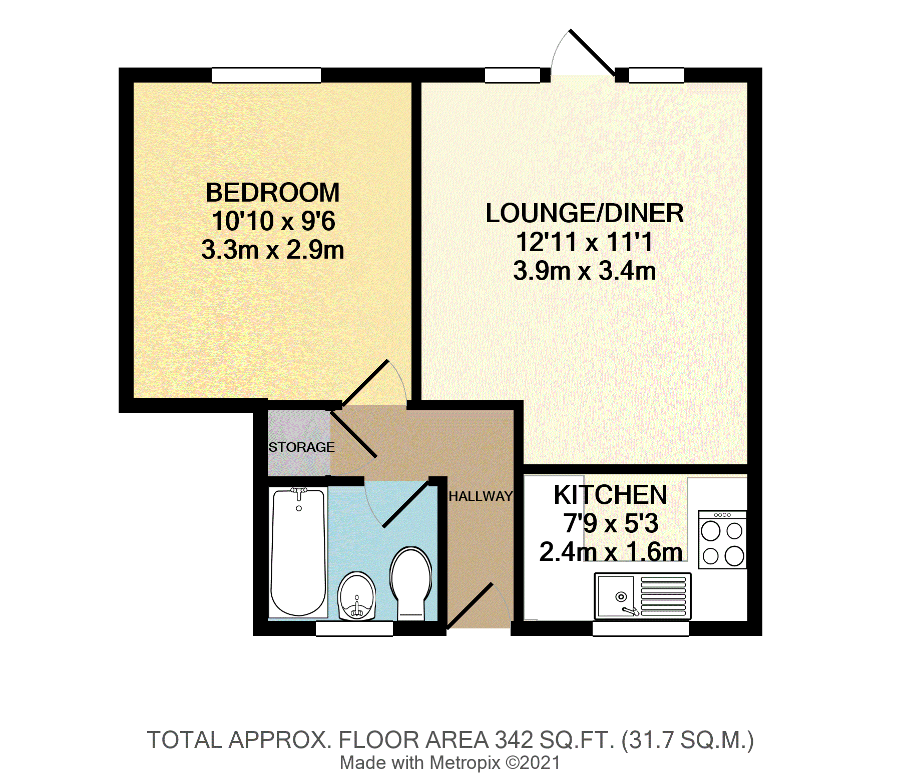 9, Westbourne Grove, Bristol floorplan