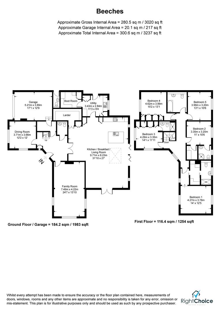 Beeches, Skippetts Lane East, Basingstoke floorplan