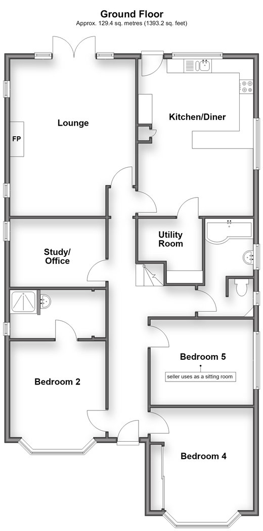 York Avenue Walderslade, Chatham floorplan