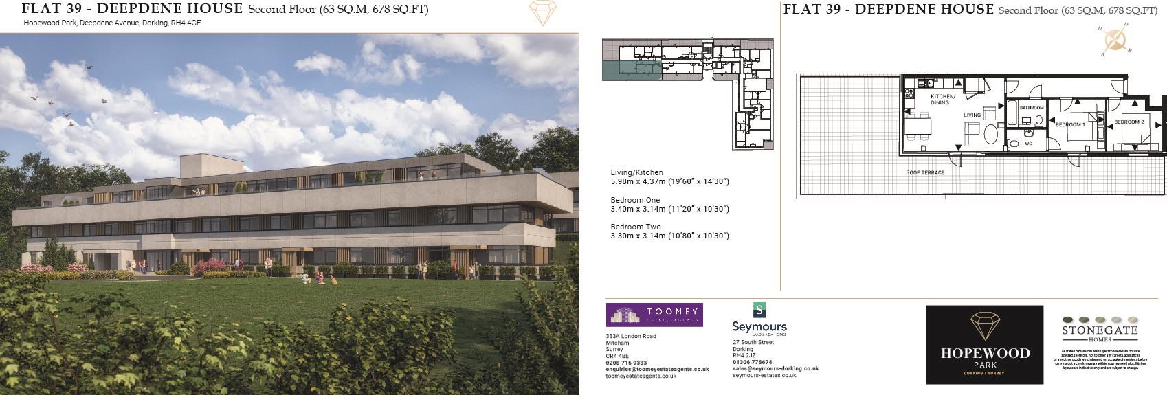 Flat 39 Deepdene House, Hopewood Park, Dorking floorplan