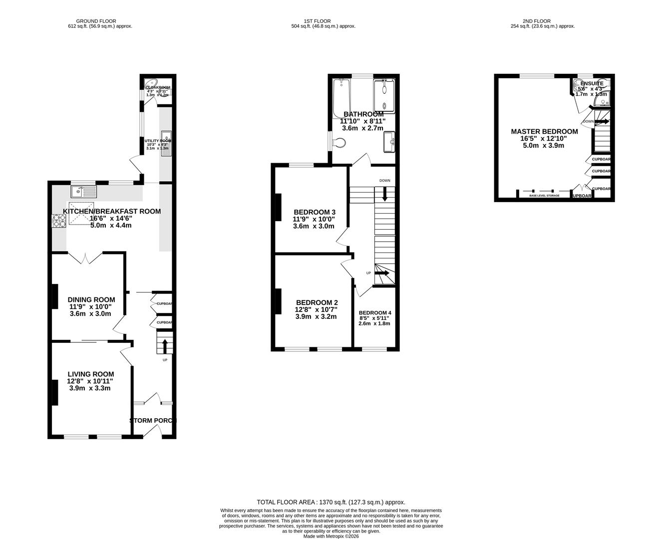 11, Avenue Road, Dorset floorplan