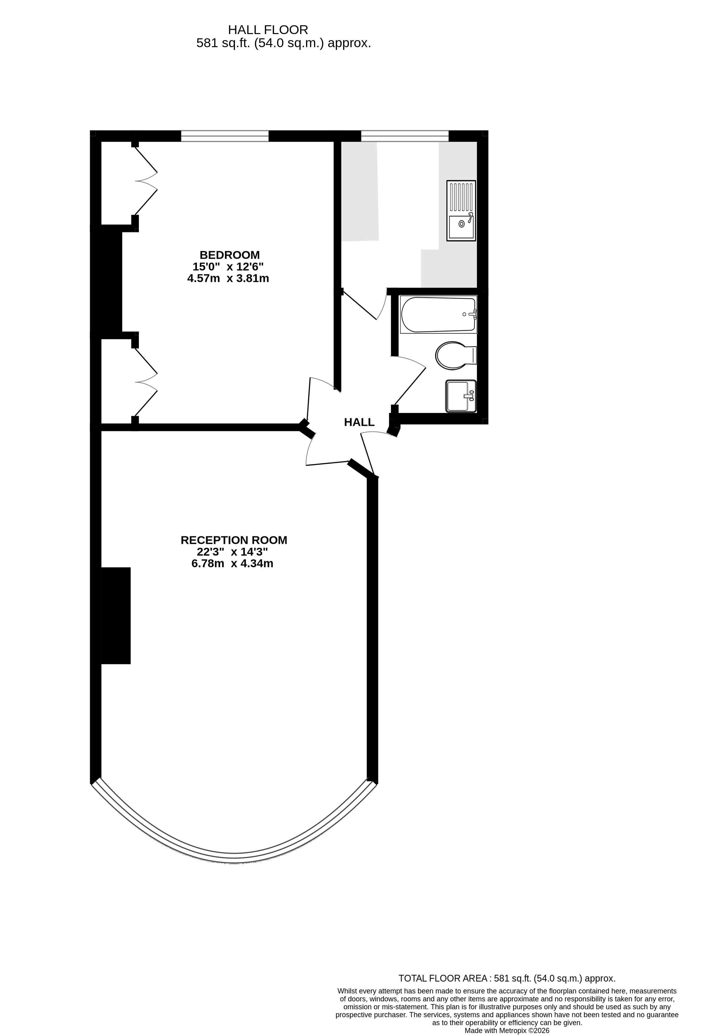 The Paragon, Blackheath floorplan