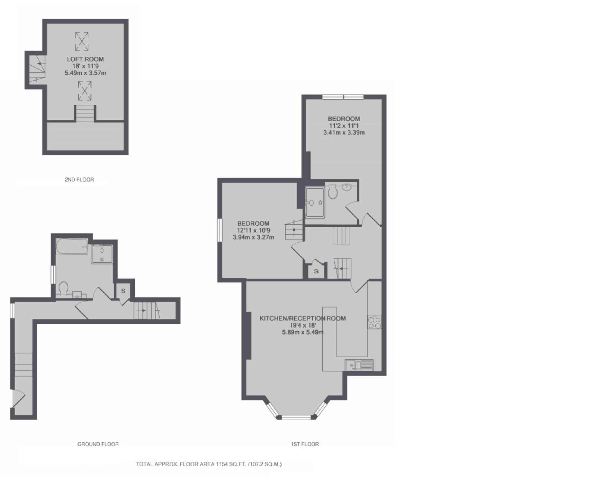 FFF, 23A, Muswell Road, London floorplan