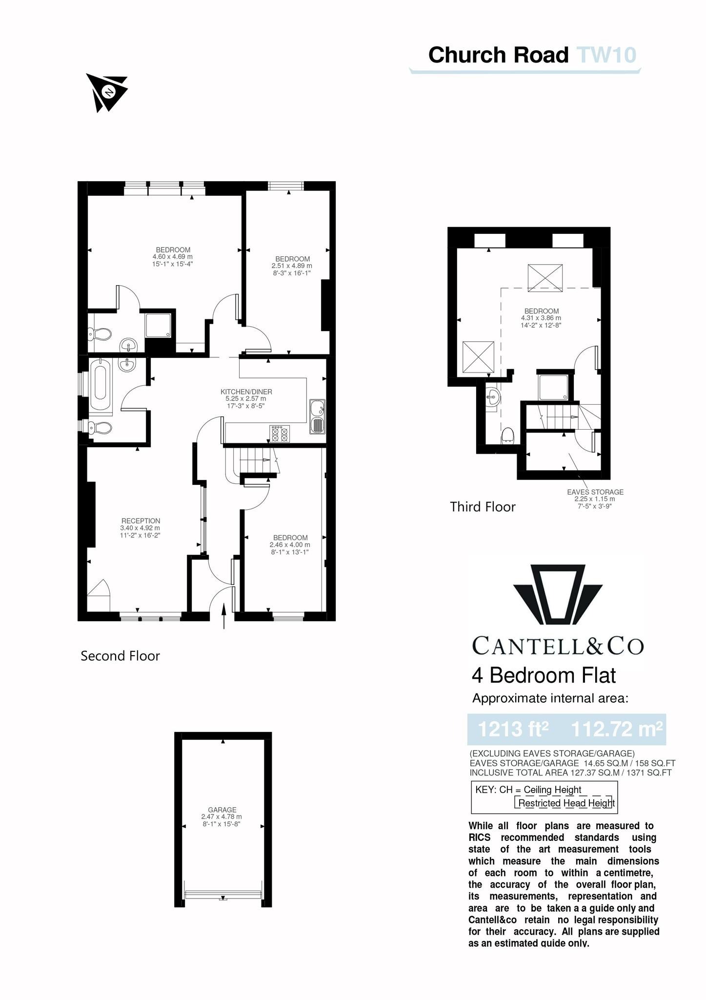 4, 101 Church Road, Richmond floorplan