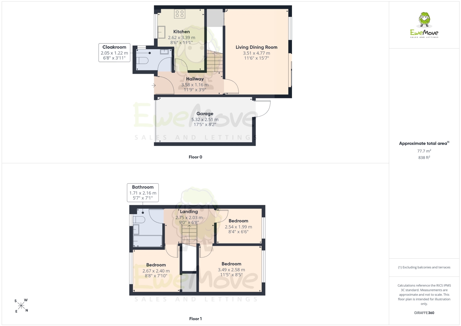 10, PEAL CLOSE, ROCHESTER floorplan