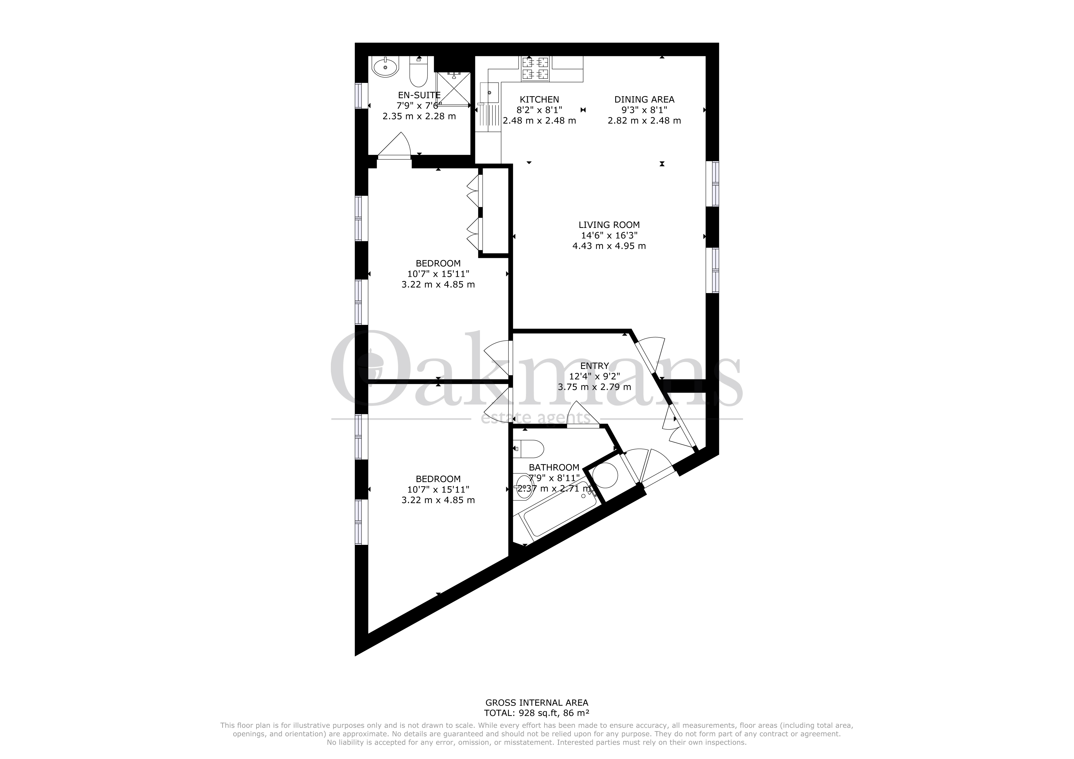 31B, NORTHWOOD STREET, BIRMINGHAM floorplan