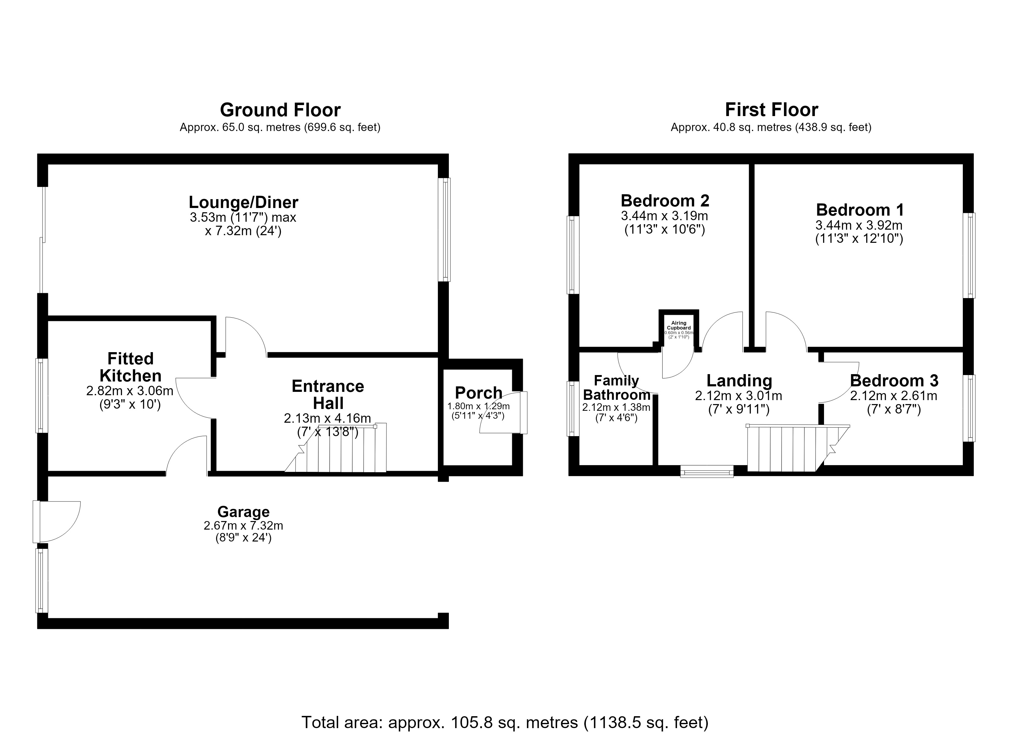 25, Sawtry Close, Luton, Sawtry Close, Luton, Luton floorplan