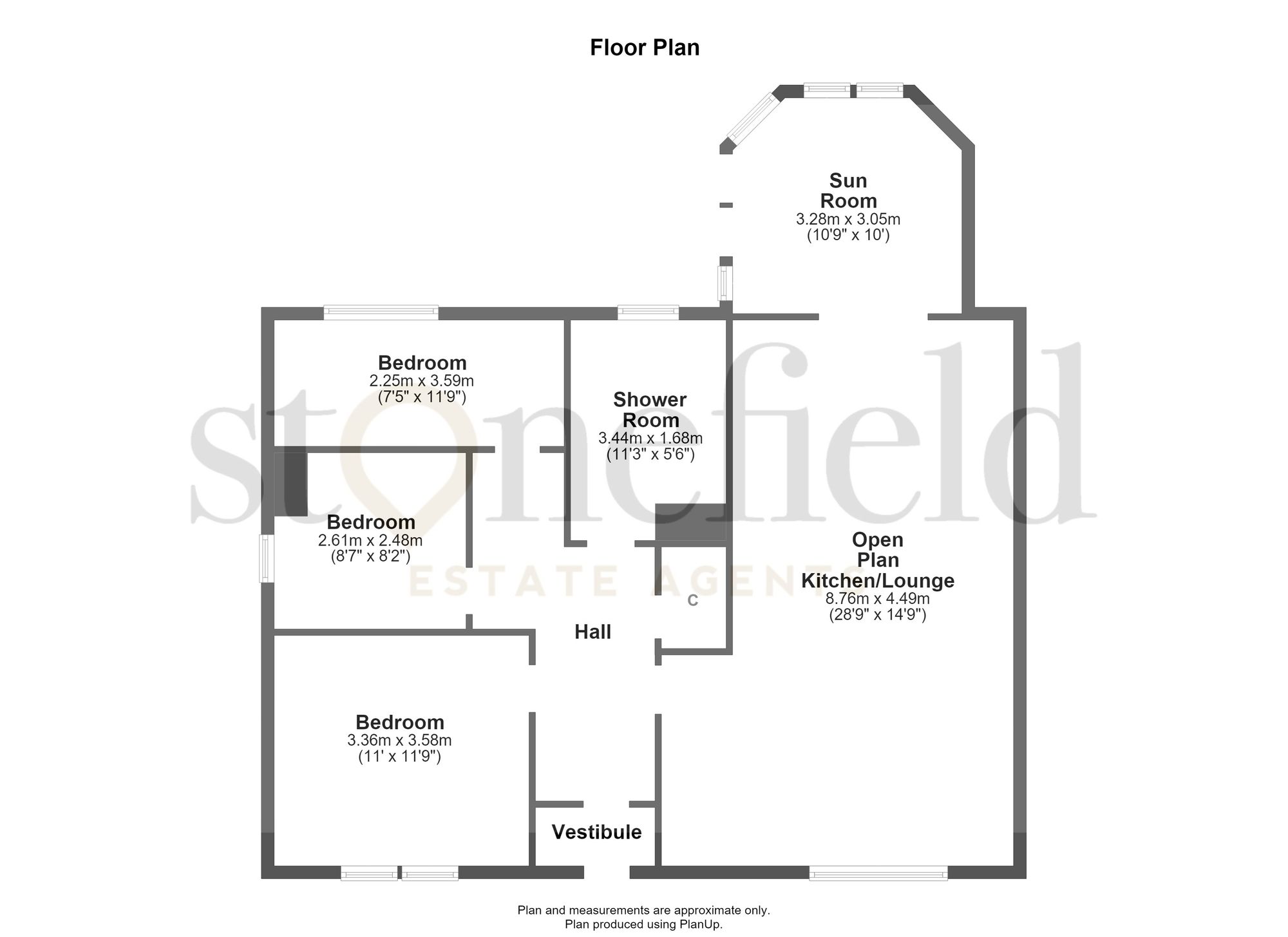 27, Main Street, Monkton, KA9 floorplan