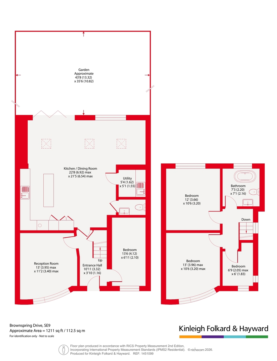 77, Brownspring Drive, London floorplan