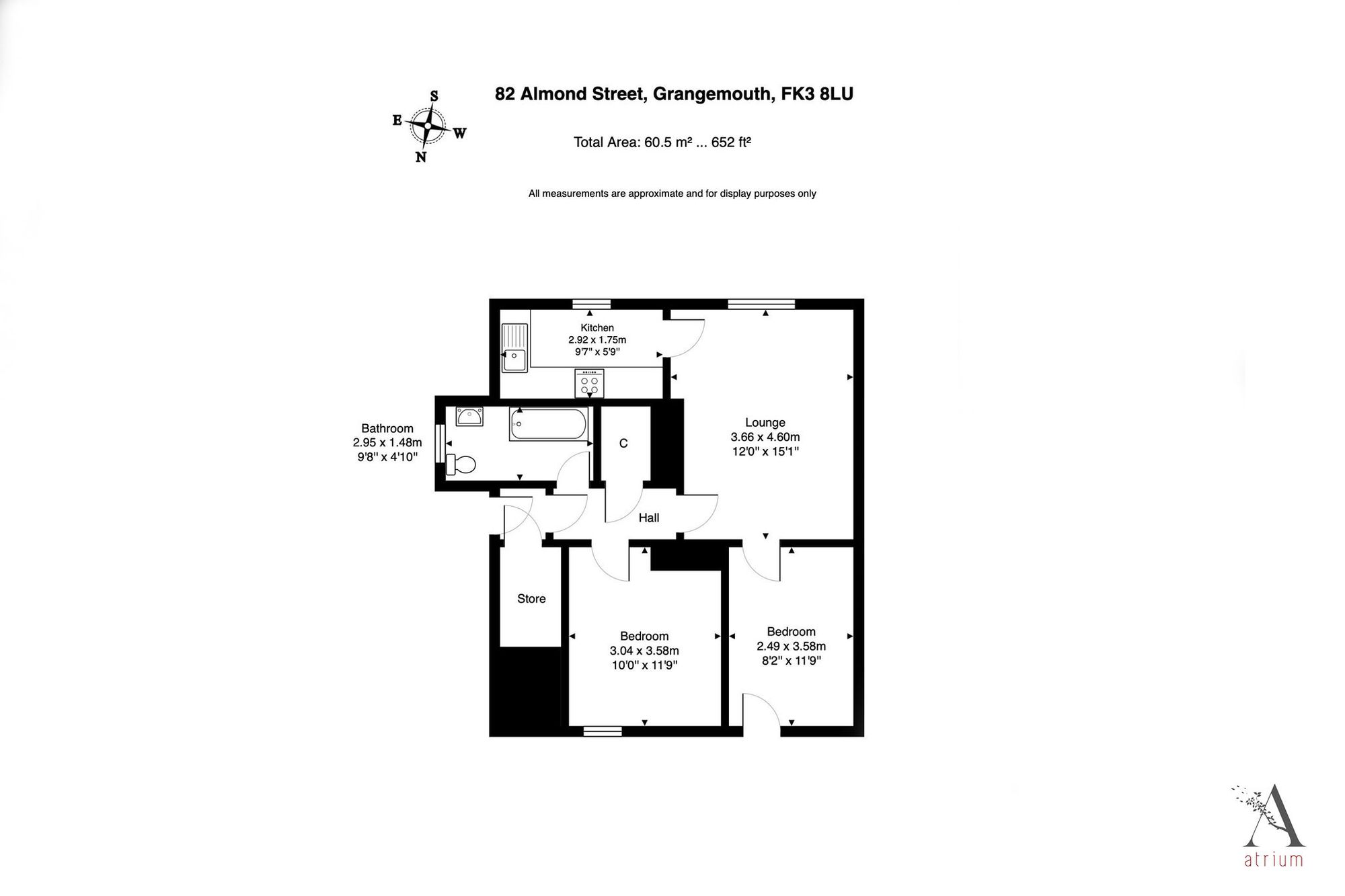 82 Almond Street, Grangemouth floorplan