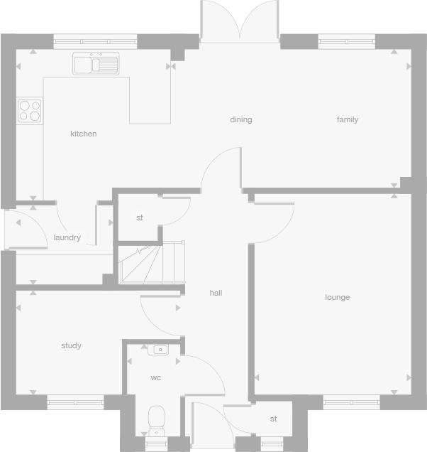 76, Off Manuel Terrace, Whitecross, Falkirk floorplan