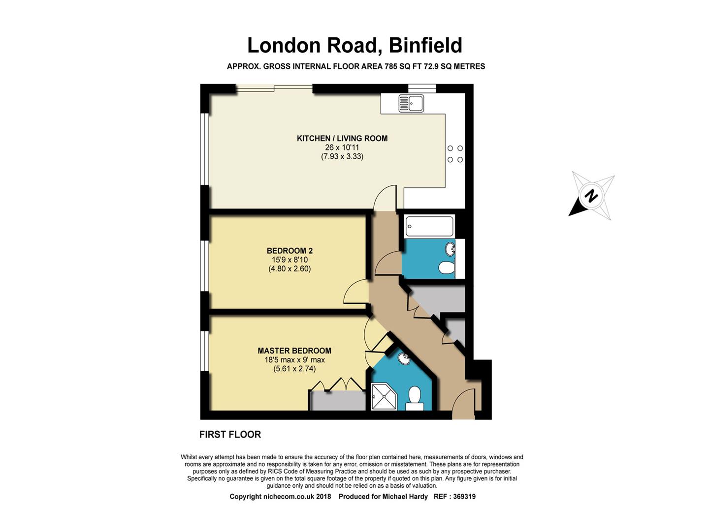 2 Bedrooms Flat for sale in Merydene Court, London Road, Binfield RG42