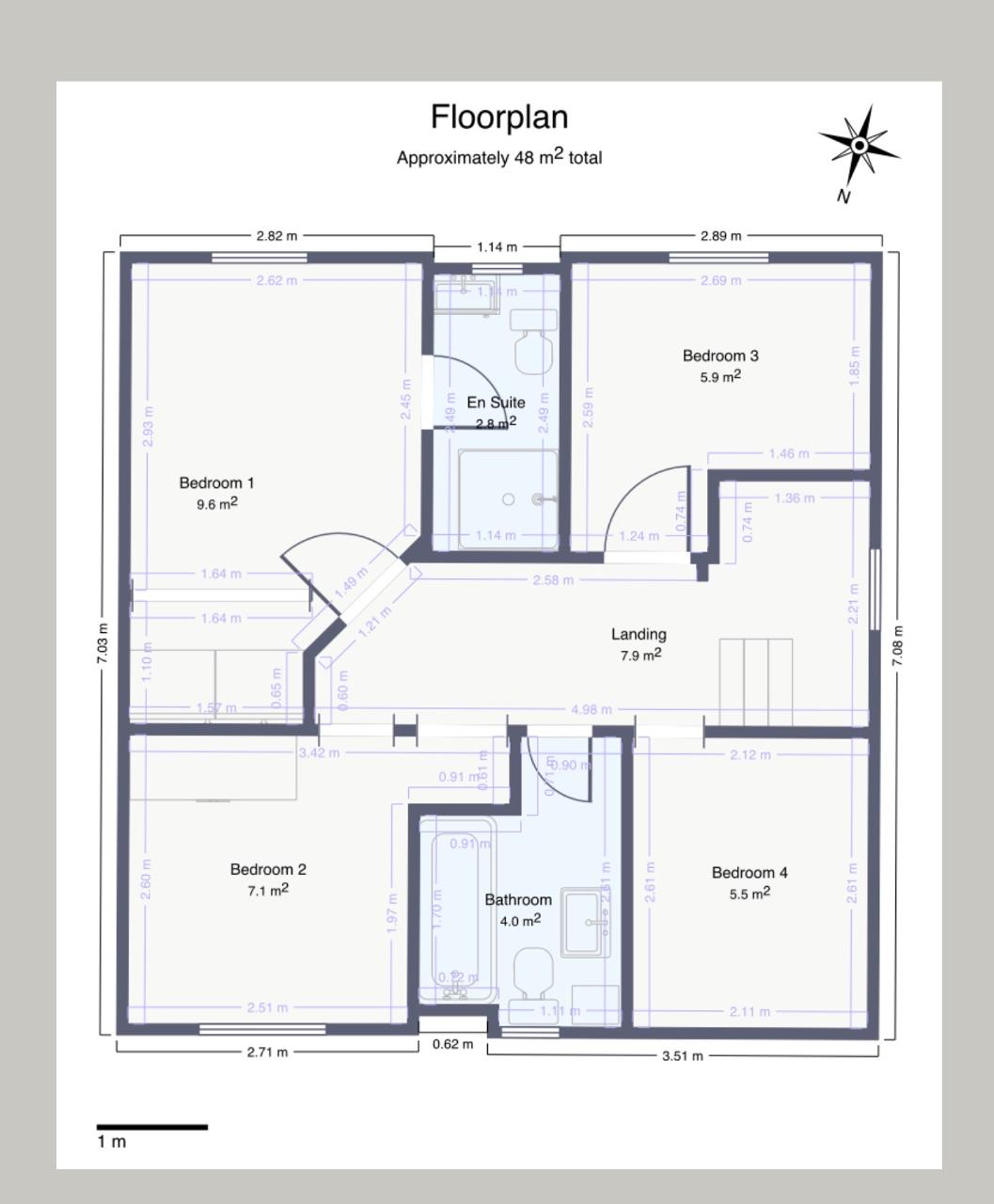 3, Meadow Close, Merthyr Tydfil floorplan