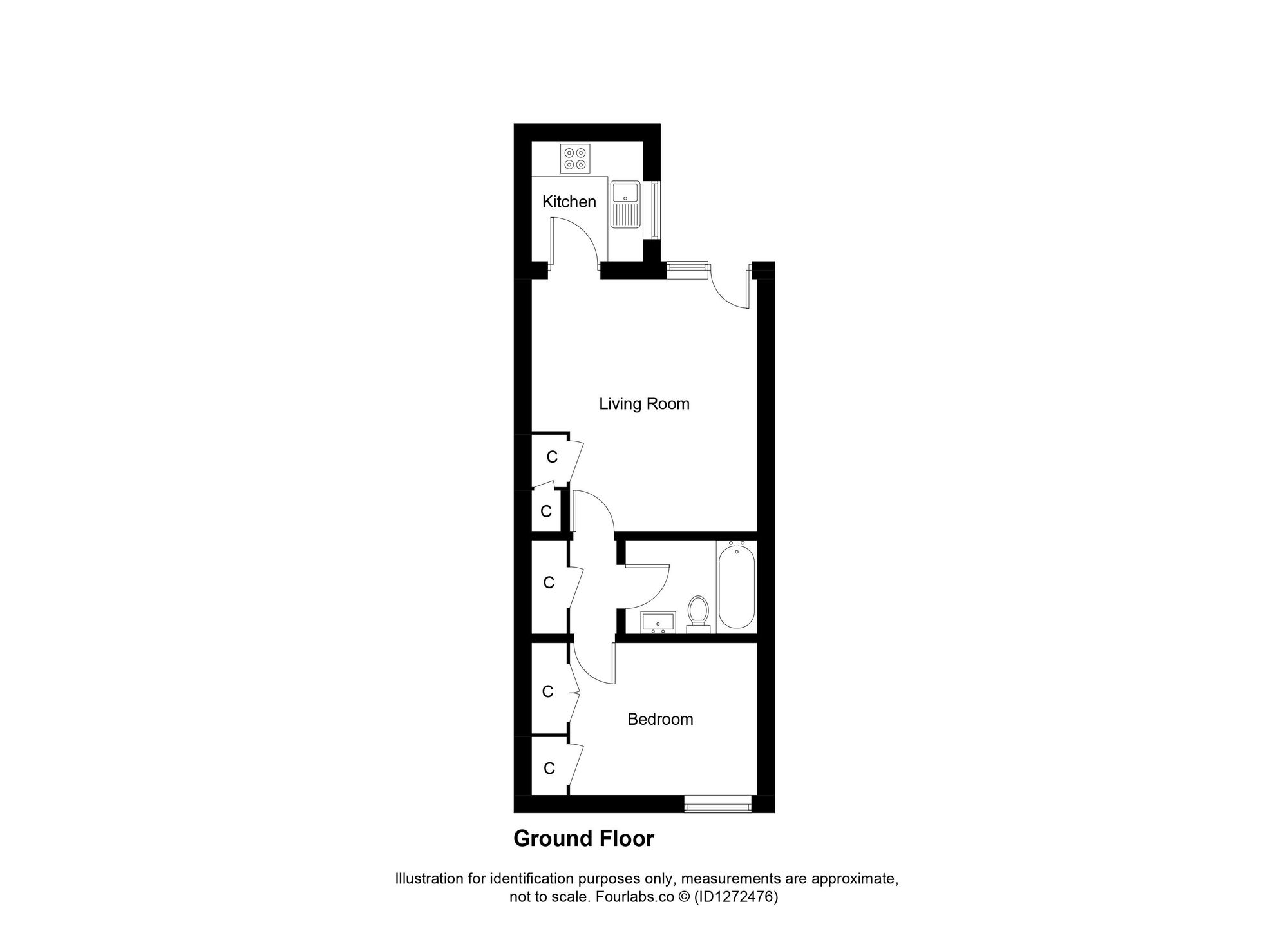 300b High Street, Leven floorplan